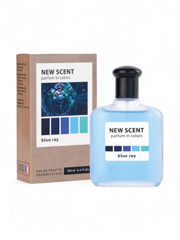 Туалетная вода мужская New Scent Blue Ray, 100 мл Туалетная вода мужская New Scent Blue Ray, 100 мл