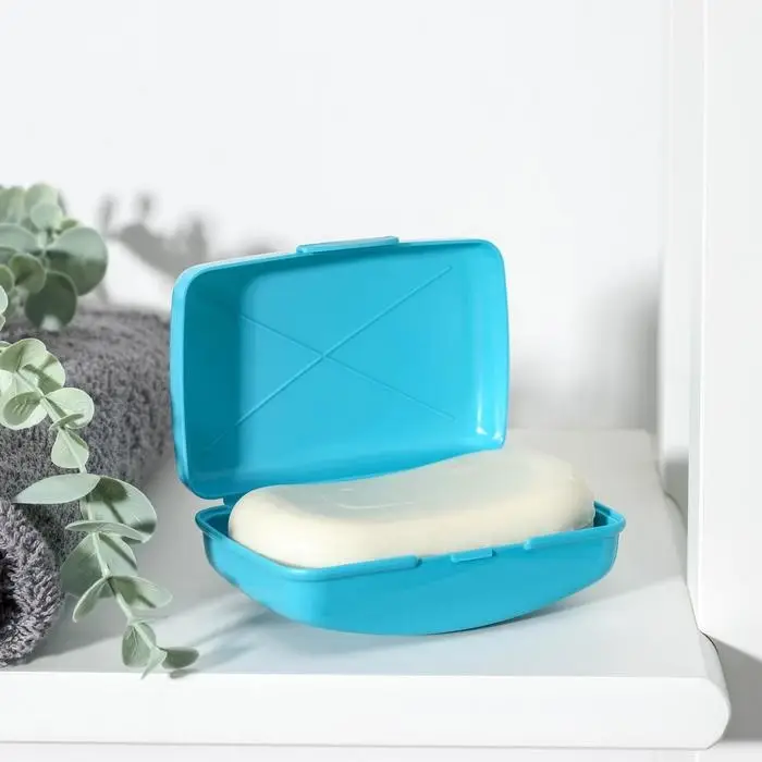 Мыльница «Дорожная», 10×6,8×4,4 см, МИКС