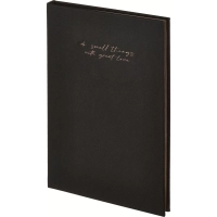 Ежедневник недатированный черный, А5 136 л., Plan your life, ATTACHE
