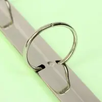 Папка на 4 кольцах А4, Calligrata, 40 мм, 500 мкм, салатовая неон