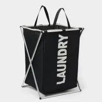 Корзина для белья Доляна LAUNDRY, складная, 42&times;40&times;58 см