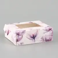 Коробка подарочная складная &laquo;Помни, ты прекрасна&raquo;, 10&times;8&times;3.5 см, с окном