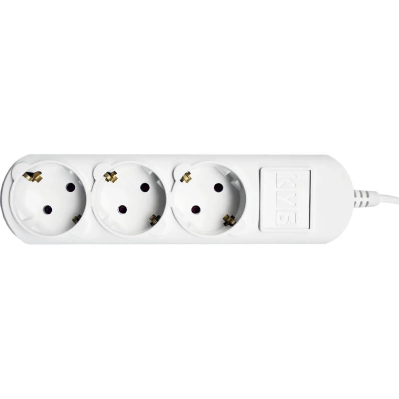 Удлинитель Power Cube 3р/5м без выкл 16А бел (PC-4-5M)