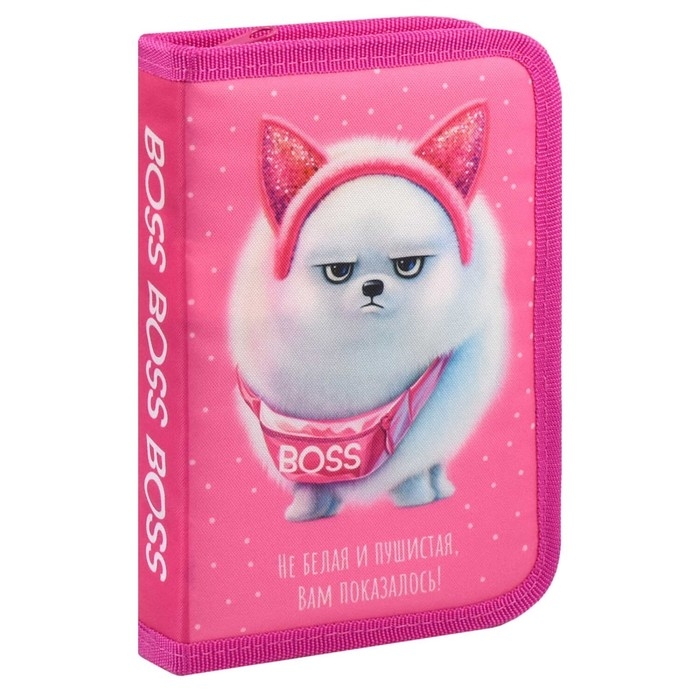 Пенал 1 секция, 133 х 200 х 35 мм, текстильный, Феникс Пенал 1 секция, 133 х 200 х 35 мм, текстильный, Феникс "Босс шпиц" 65712