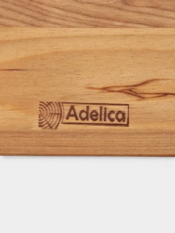 Подарочный набор посуды Adelica &laquo;Бари&raquo;, доска разделочная d=25 см, блюдо для подачи d=24 см, менажница 3 секции d=20 см, подставка, дерево берёза