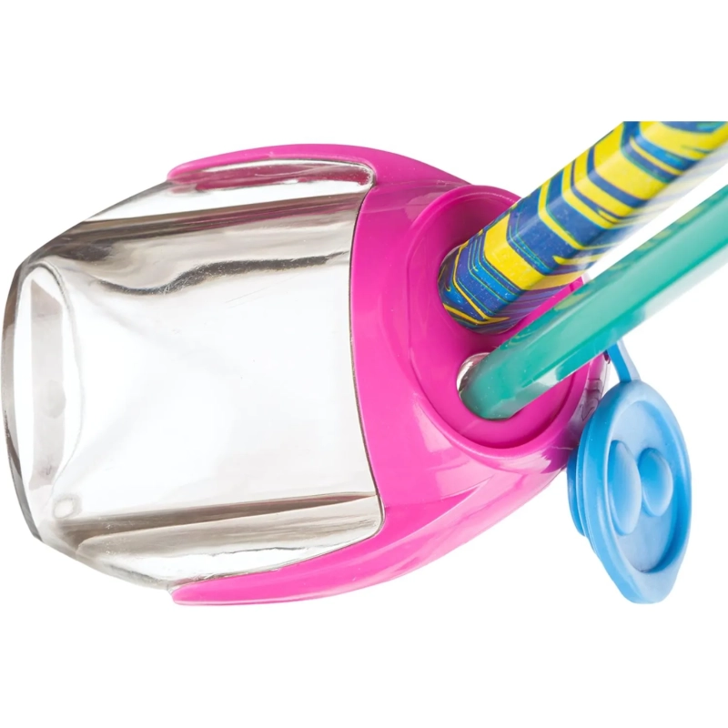 Точилка KORES MIGOO с контейнером, 2 отверстия, ассорти