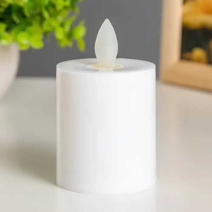 Ночник Ночник "Свеча" LED белый 5х5х7 см