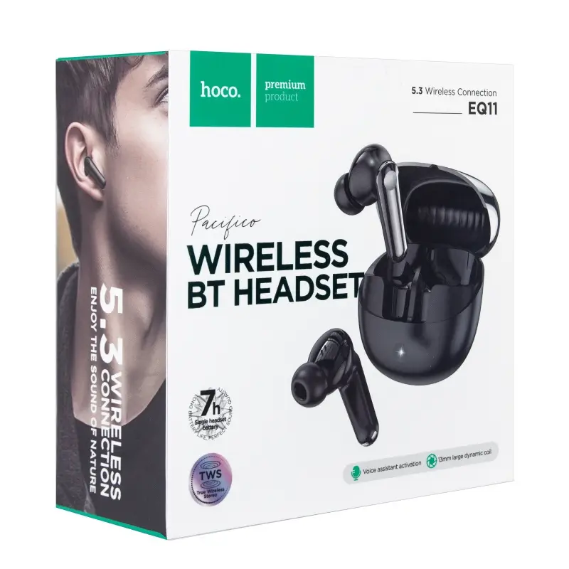 Гарнитура Wireless Headset EQ11 HOCO черная