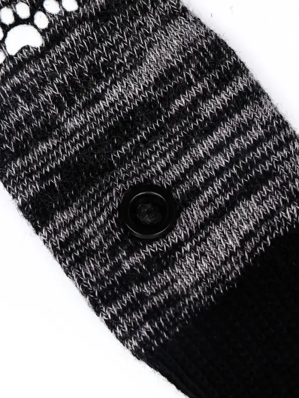 Носки нескользящие Носки нескользящие "Лапки" , L (7,5 * 18 см), набор 4 шт, чёрные