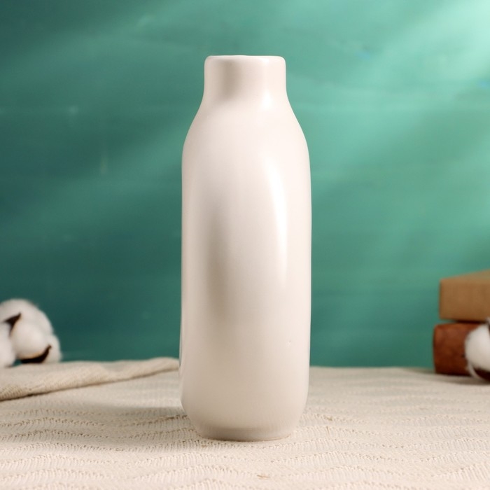 Кашпо - ваза  Кашпо - ваза "Линд" белая, 21х17х7см