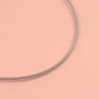 Спицы круговые, для вязания, с металлическим тросом, d=4 мм, 14/80 см