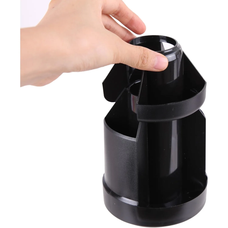 Набор настольный Deli E38250A 15 предметов черный вращающийся