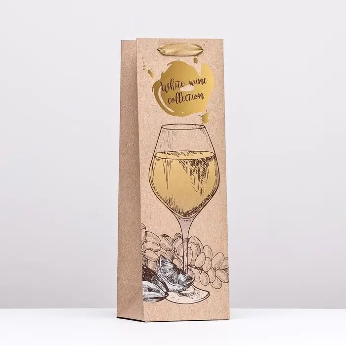 Пакет под бутылку Wine collection, 12×36×9 см