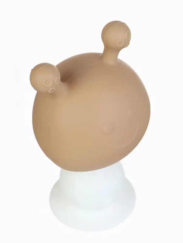 Прорезыватель силиконовый для зубов с погремушкой 3 в 1 M&B «Зайка», бежевый Прорезыватель силиконовый для зубов с погремушкой 3 в 1 M&B «Зайка», бежевый