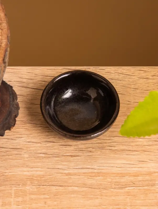 Соусник, 4.5×4.5×2 см, керамика, чёрный Соусник, 4.5×4.5×2 см, керамика, чёрный