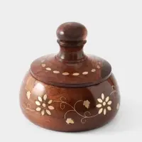 Сахарница &laquo;Ассорти&raquo;, 12&times;12&times;10 см, дерево шишам