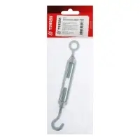 Талреп крюк-кольцо ТУНДРА krep, DIN1480, М6, оцинкованный 1 шт. Талреп крюк-кольцо ТУНДРА krep, DIN1480, М6, оцинкованный 1 шт.