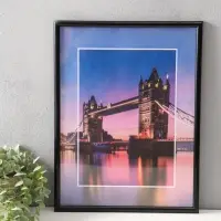 Фоторамка для фото "Vivo" 30х40 см,  набор 3 шт, (пластиковый экран), чёрный