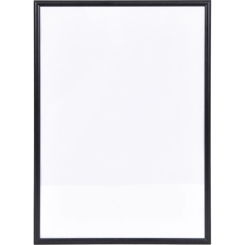 Рамка 210х297, черная, алюминевая.,  ПЭТ стекло, 2019_04_94_345