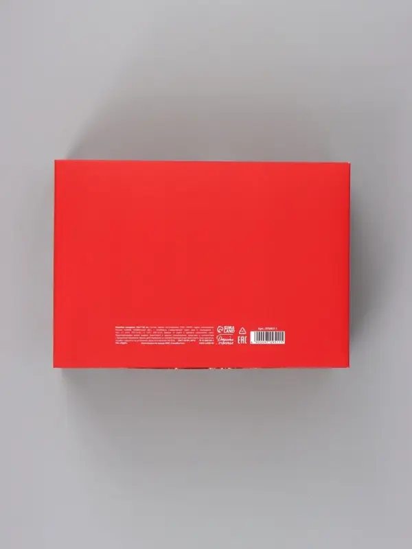 Коробка подарочная складная, крышка - дно, с окном &laquo;С Новым Годом&raquo; 24&times;17&times;8 см