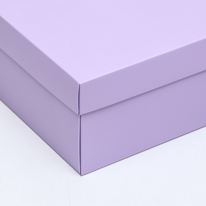 Коробка подарочная складная, упаковка, «Лавандовая», 30 х 20 х 9 см Коробка подарочная складная, упаковка, «Лавандовая», 30 х 20 х 9 см