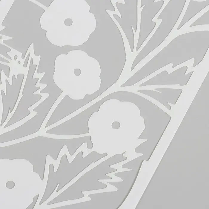 Трафарет фоновый пластик  Трафарет фоновый пластик "Маленькие цветы" 12х20 см