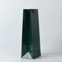 Пакет подарочный под бутылку, упаковка, &laquo;Изумруд&raquo;, 13&times;36&times;10 см