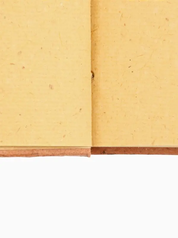 Блокнот в твёрдой обложке плетёный, 48 листов, 14&times;18&times;2 см, бежевый