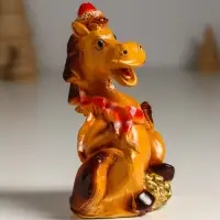 Копилка "Лошадь с шарфом" 13х9х7 см, коричневый Копилка "Лошадь с шарфом" 13х9х7 см, коричневый