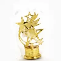 Кубок под нанесение &laquo;Звезды&raquo;, наградная фигура, золото, 16&times;9&times;6 см