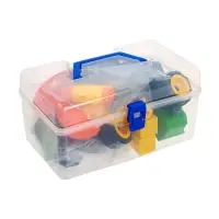 Конструктор винтовой &laquo;Трактор&raquo;, с электрическим шуруповёртом, отвёрткой и насадками