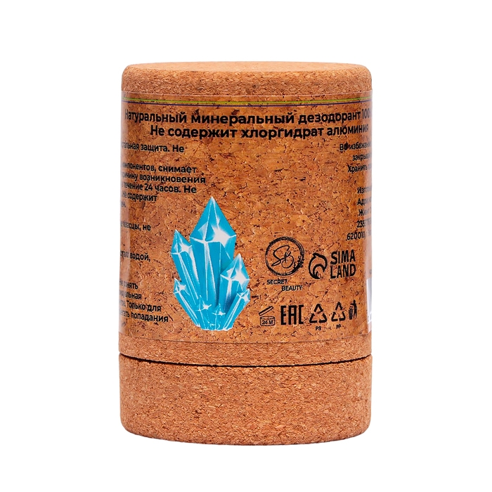 Минеральный BIO ECO дезодорант, 120 г Минеральный BIO ECO дезодорант, 120 г