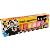 Игрушка в наборе Легкий пластилин Влад А4 12 шт с шариковым пластилином огненные цвета коробка 10948 Игрушка в наборе Легкий пластилин Влад А4 12 шт с шариковым пластилином огненные цвета коробка 10948