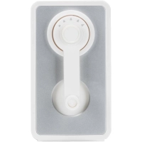 Точилка для карандашей механическая Deli 71160 1 отверстие пластик, белый