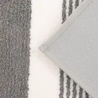 Коврик Доляна Stripes, 40&times;60 см, серый