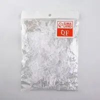 Силиконовые резинки для волос, набор - 680 (&plusmn;30) шт., d=2 см, 50 г, цвет прозрачный