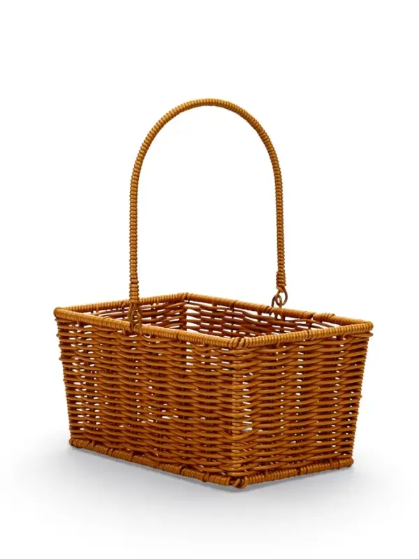 Набор корзин 2 шт 23х11х13  26х17х15 см ручка h=18/18 см металл каркас