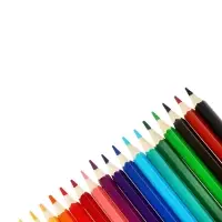 Цветные карандаши 18 цветов ZOO, пластиковые, шестигранные