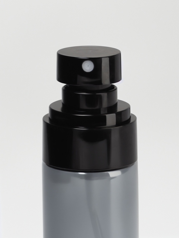 Бутылочка д/хранения с распылителем 60мл d3,5*12,9см чёрный накл ОТ Бутылочка д/хранения с распылителем 60мл d3,5*12,9см чёрный накл ОТ
