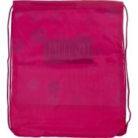 Сумка для сменной обуви цветная, ткань, дизайн СДС-3, ЛАПКИ