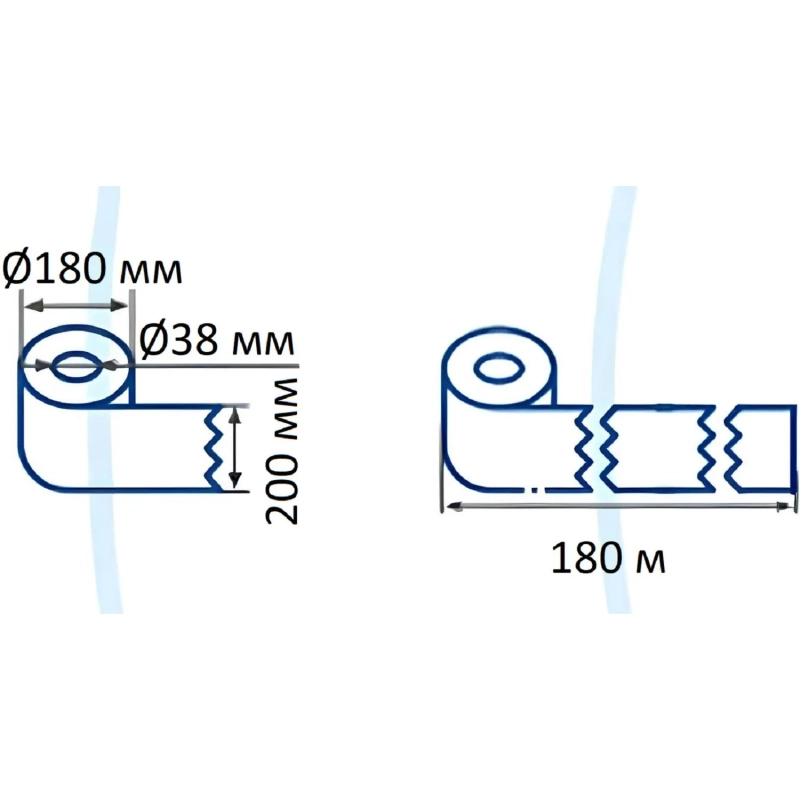 Полотенца бумажные д/дисп. Protissue H1 1сл 180м 6рул/уп C342