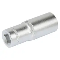 Головка торцевая 3/8"DR шестигранная 17мм, L=63мм пласт.подвес