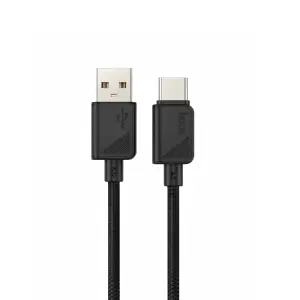 Кабель X113 HOCO USB на Type-C 1M 3A черный