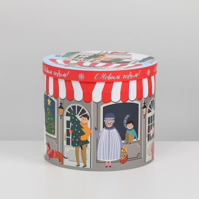Коробка подарочная «Новогодние истории», 17.5 х 20 см, Новый год Коробка подарочная «Новогодние истории», 17.5 х 20 см, Новый год