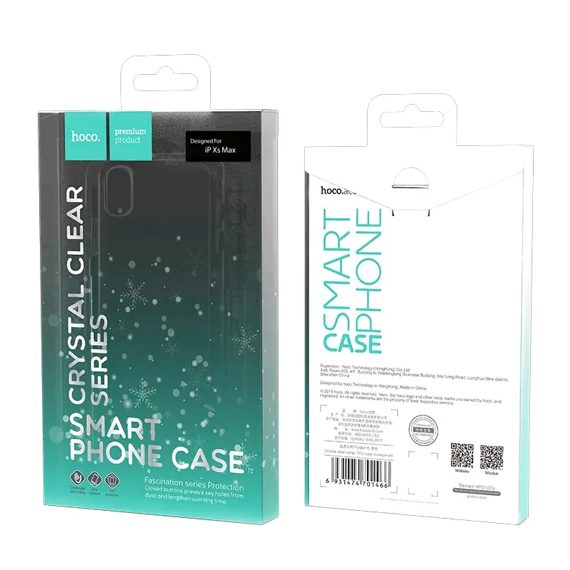 Чехол iPh XS Max Crystal Clear HOCO прозрачный Чехол iPh XS Max Crystal Clear HOCO прозрачный