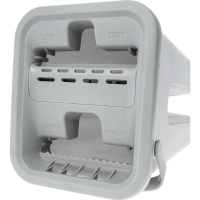 Набор для уборки швабра плокая с ведром для отжима Compact 2, Home Queen