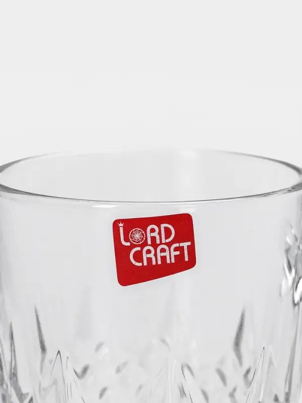 Набор кружек Lord-Long, 170 мл, 6 шт., стекло, прозрачный