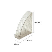 Лоток вертикальный Attache 85мм прозрачный тонированный