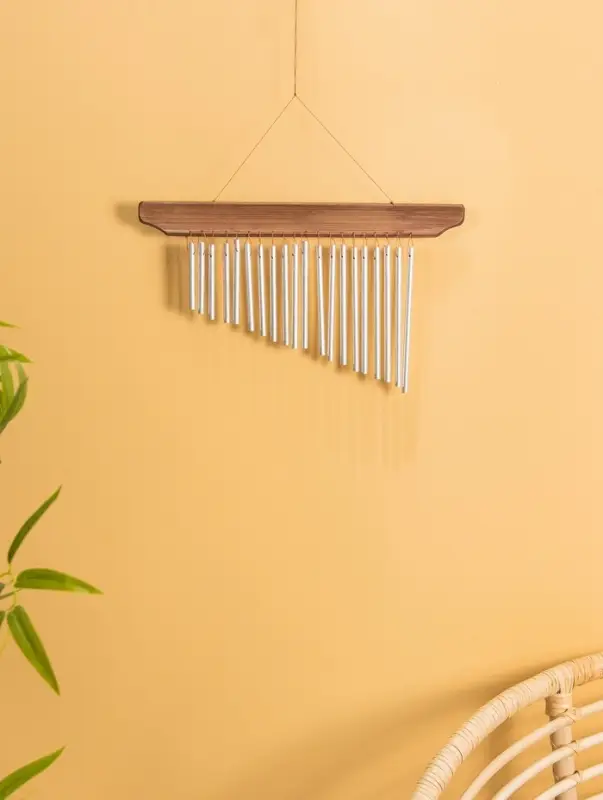 Музыка ветра, 40×23×1 см, бамбук, алюминий