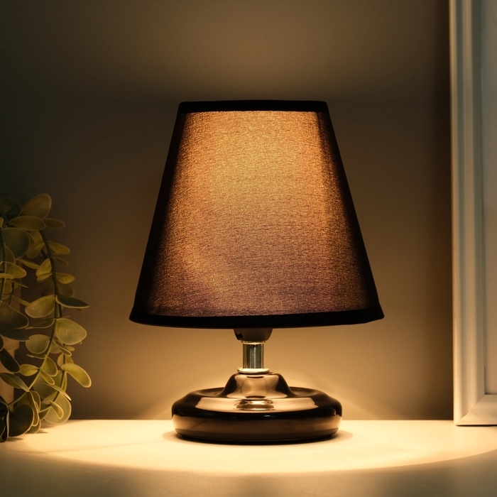 Лампа настольная Лампа настольная "Мини" 1х40Вт Е14 черный 15х15х20см МОДЕЛЬ: 3133993